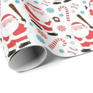 Baseball Weihnachtsgeschenk Wrapping Paper Geschenkpapier