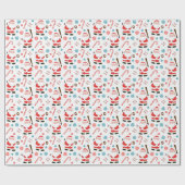 Baseball Weihnachtsgeschenk Wrapping Paper Geschenkpapier (Flach)