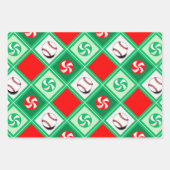 Baseball Weihnachtsgeschenk Wrapping Paper Geschenkpapier Set (Vorderseite 3)