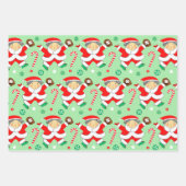 Baseball Weihnachtsgeschenk Wrapping Paper Geschenkpapier Set (Vorderseite)