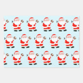 Baseball Weihnachtsgeschenke Geschenkpapier Set (Vorderseite 2)