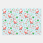 Baseball Weihnachtsgeschenke Geschenkpapier Set (Vorderseite)