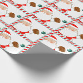 Baseball-Weihnachtsgeschenke-Verpackungspapier Geschenkpapier (Ecke)