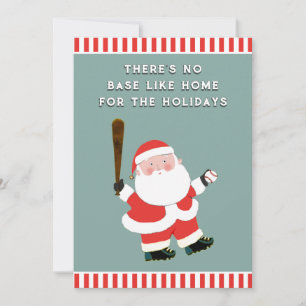 Baseball Weihnachtskarten Feiertagskarte