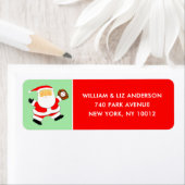 Baseball Weihnachtslabel (Insitu)