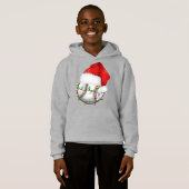 Baseball Weihnachtsmannmütze Hoodie (Vorne ganz)