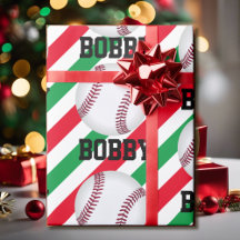 Baseball Weihnachtsnachtsnachtsnachtsnamen Streife