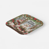 Baseball Weihnachtspapier-Teller Pappteller (Gewinkelt)
