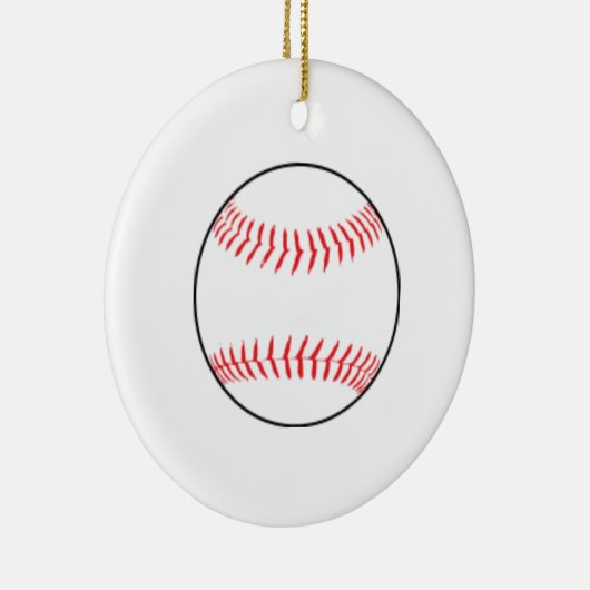 Baseball Weihnachtsschmuck (Rechts)