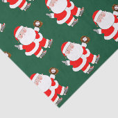 Baseball Weihnachtszettel Seidenpapier (Ausschnitt)