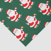 Baseball Weihnachtszettel Seidenpapier (Ausschnitt)