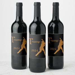 Baseball Weinetikett