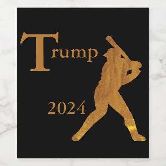 Baseball Weinetikett (Einzelnes Label)