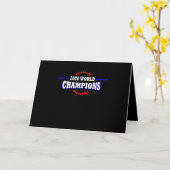 Baseball-Weltmeister 2020 Karte (Gelbe Blume)