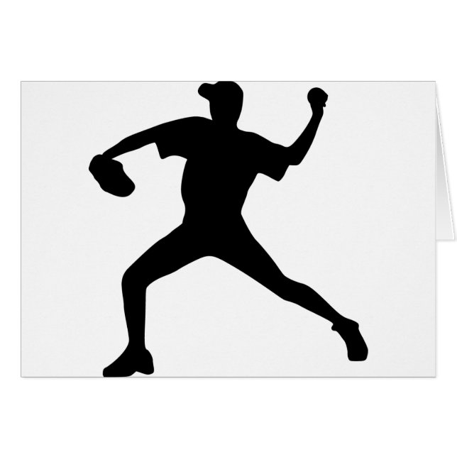 Baseball - Werfer (Vorderseite (Horizontal))