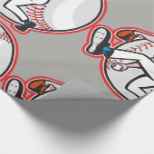 Baseball-Werfer-glattes Packpapier (Ecke)