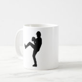 Baseball - Werfer Kaffeetasse (Vorderseite Links)