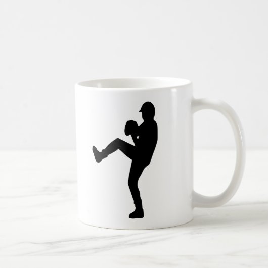 Baseball - Werfer Kaffeetasse (Rechts)