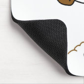 Baseball-Werfer Mousepad (Ecke)