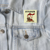 Baseball-Werfer-T-Shirts und Geschenke Button (Beispiel)