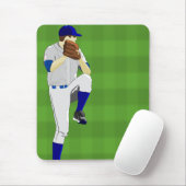 Baseball-WerferWindup Mousepad (Mit Mouse)