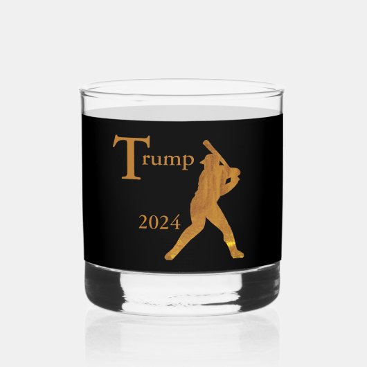 Baseball Whiskyglas (Rückseite)