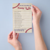 Baseball, wie gut weißt du, die Mama zu sein Flyer (Handgriff)