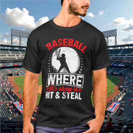 Baseball, wo es gut ist, T - Shirt zu schlagen und