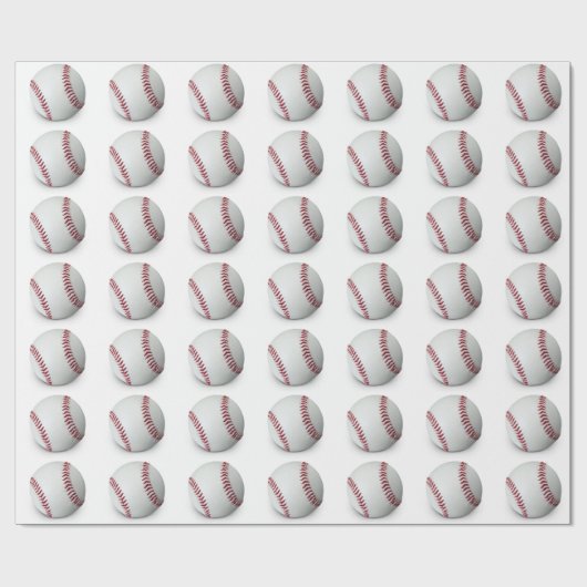 Baseball-Wrapping-Papier Geschenkpapier (Flach)