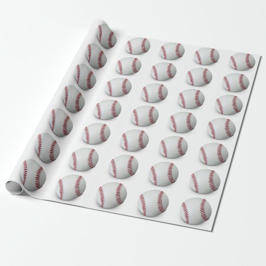 Baseball-Wrapping-Papier Geschenkpapier (Ungerollt)