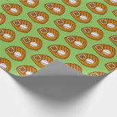 Baseball-Wrapping-Papier Geschenkpapier (Ecke)