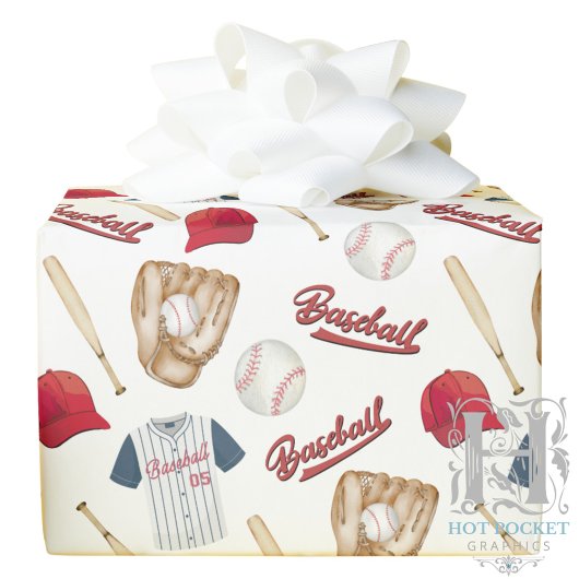 Baseball-Wrapping-Papier Geschenkpapier