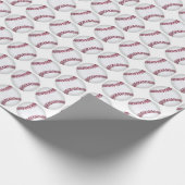 Baseball-Wrapping-Papier Geschenkpapier (Ecke)