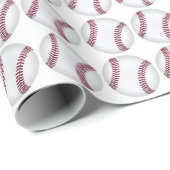 Baseball-Wrapping-Papier Geschenkpapier (Rolleneckpunkt)