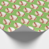 Baseball-Wrapping-Papier Geschenkpapier (Ecke)