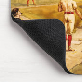 Baseball-Zeichnung-Mauspad Mousepad (Ecke)