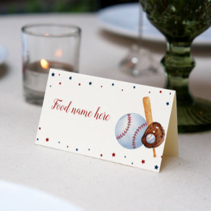 Baseball Zelt Platzkarte GeburtstagsBaby-Dusche
