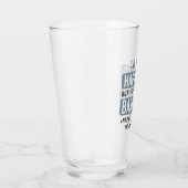 Baseball zu beobachten ist Glück Funny Baseball Glas (Rechts)