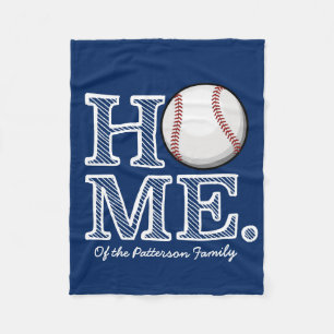 Baseball-Zuhause Fleecedecke