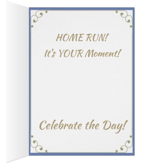 BASEBALL-ZUHAUSE-LAUF! (Innen (Rechts))