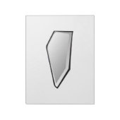 Baseball Zuhause Plate Notizblock (Rotiert)