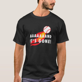 Baseball-Zuhause-Run und sein Gone-Geschenk für Da T-Shirt