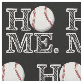 Baseball-Zuhause Stoff (Nahaufnahme)