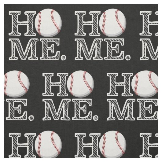 Baseball-Zuhause Stoff (Muster)