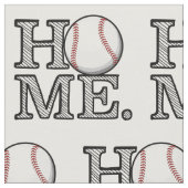 Baseball-Zuhause Stoff (Nahaufnahme)