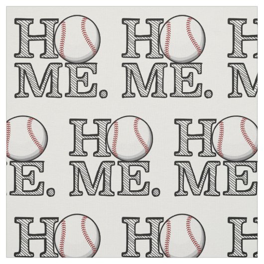 Baseball-Zuhause Stoff (Muster)