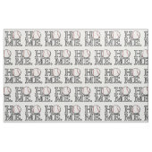 Baseball-Zuhause Stoff (Fat Quarter (45,7 x 55,9 cm))