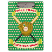 Baseball-Zwischenablage Klemmbrett (Vorderseite)