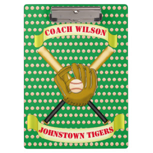 Baseball-Zwischenablage Klemmbrett