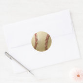 Baseballaufkleber Runder Aufkleber (Umschlag)